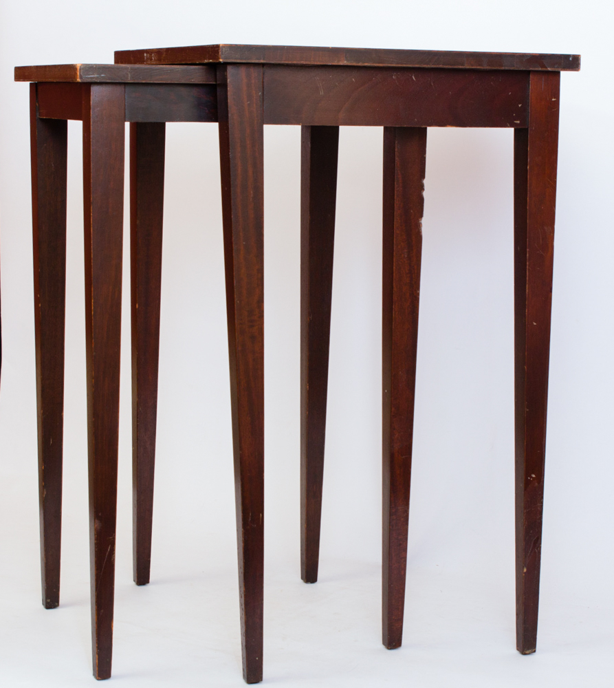 MidCentury Brandt Oak Nesting Tables EBTH